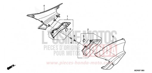 SIDE COVER NT700VAB de 2011